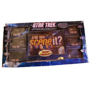 Star Trek Scene It Ultimate Fan Pack The DVD Game Mattel 2010 Damaged Open Box